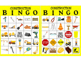 Construction Bingo Game