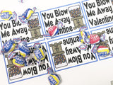 Bubblegum Valentine Candy Bag Topper Printable