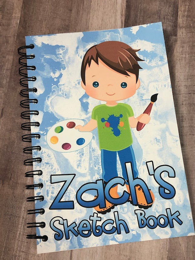 Personalized Art Sketch Book Notebook