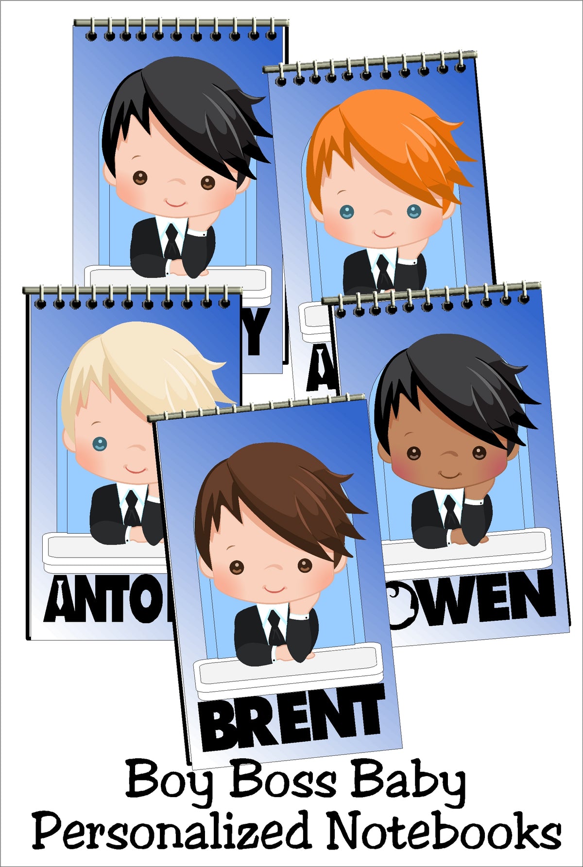Baby Boss Personalized Notebook Party Favors