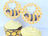 Buzzing Bee Cupcake Topper