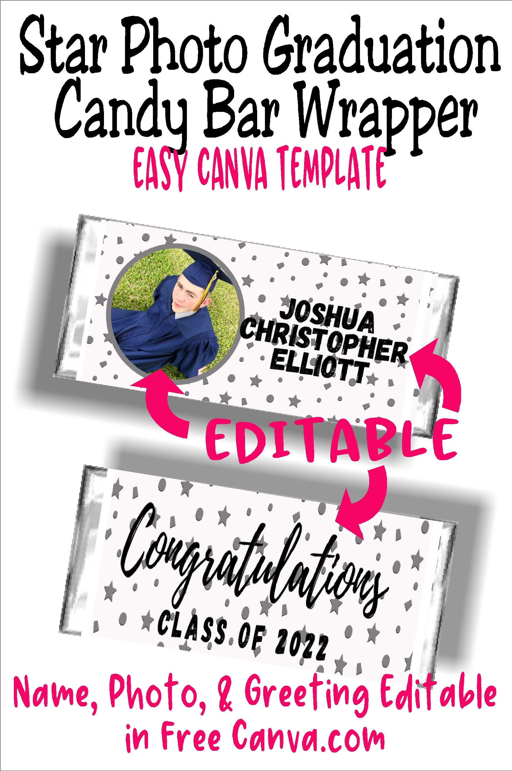 star-photo-graduation-candy-bar-wrapper-canva-template-diy-party-mom
