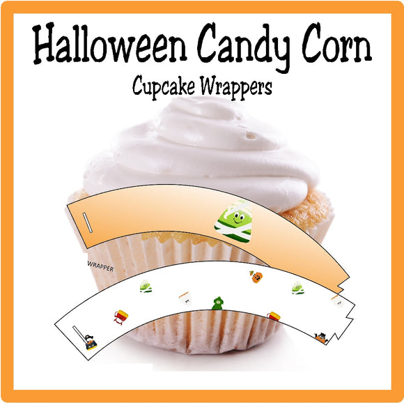Candy Corn Cupcake Wrappers