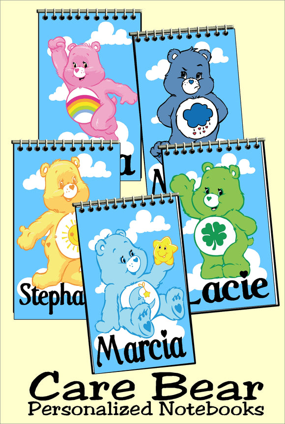Care Bear Personalized Notebooks