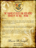 Chamber of Secrets Letter for Harry Potter Birthday Event