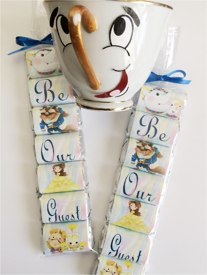 Beauty and the Beast Mini Candy Bar Wrappers