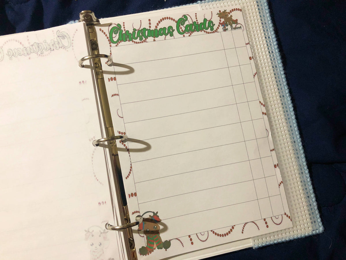 Christmas Planner Printable Set