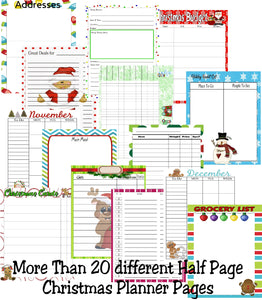 Christmas Planner Printable Set