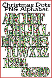 Christmas Dots Alphabet