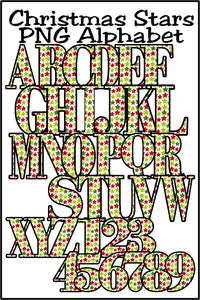 Christmas Stars Alphabet
