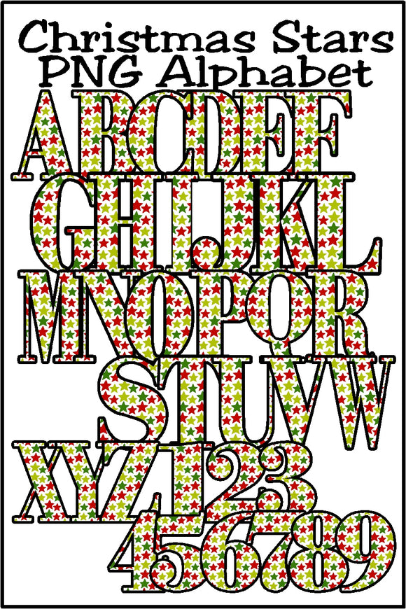 Christmas Stars Alphabet