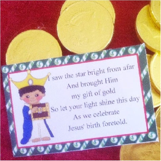 Christmas Wiseman 1 Printable Bag Toppers