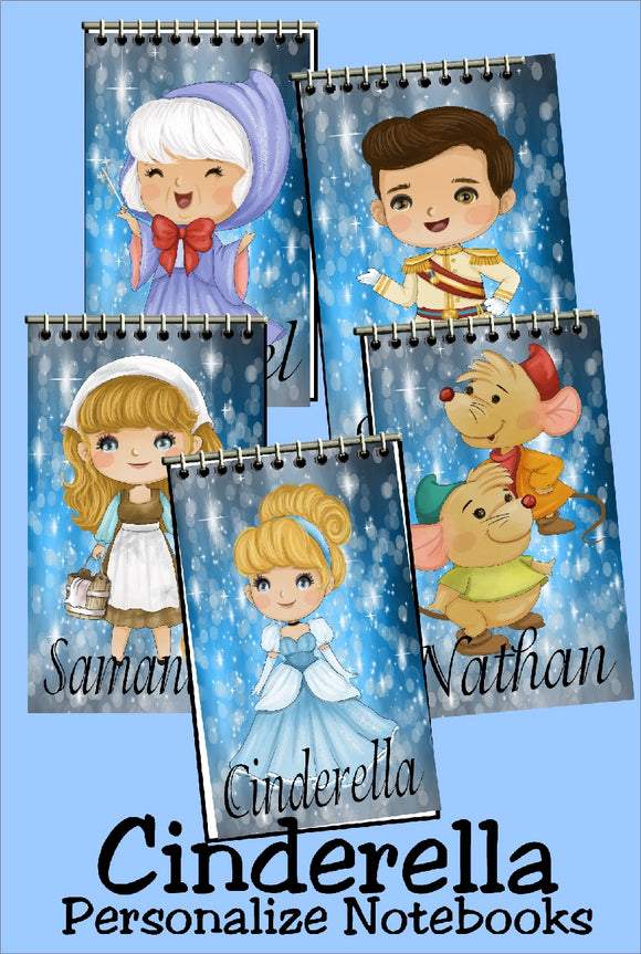 Cinderella Personalized Notebook Party Favor
