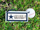 Cowboy Star Mascot Personalized Name Plaque