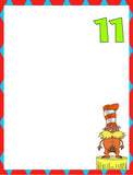 Dr Seuss Month Planner Printable