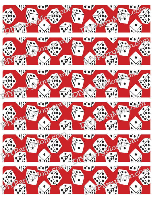 Dice Napkin Wraps