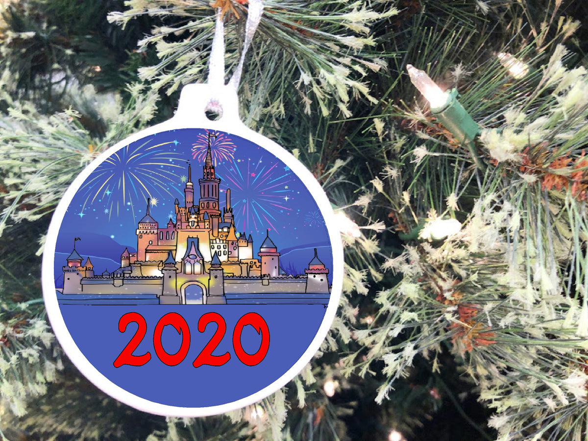 Disney Couple Personalized Christmas Ornament