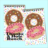 Donut Party Personalized Notebook Party Favors