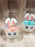 Easter Bunny Cupcake Wrapper and Cupcake Topper Printable