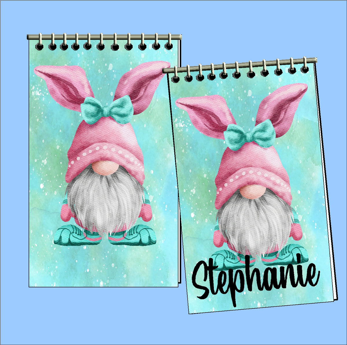 Easter Gnomes Personalized Notebook Basket Stuffers