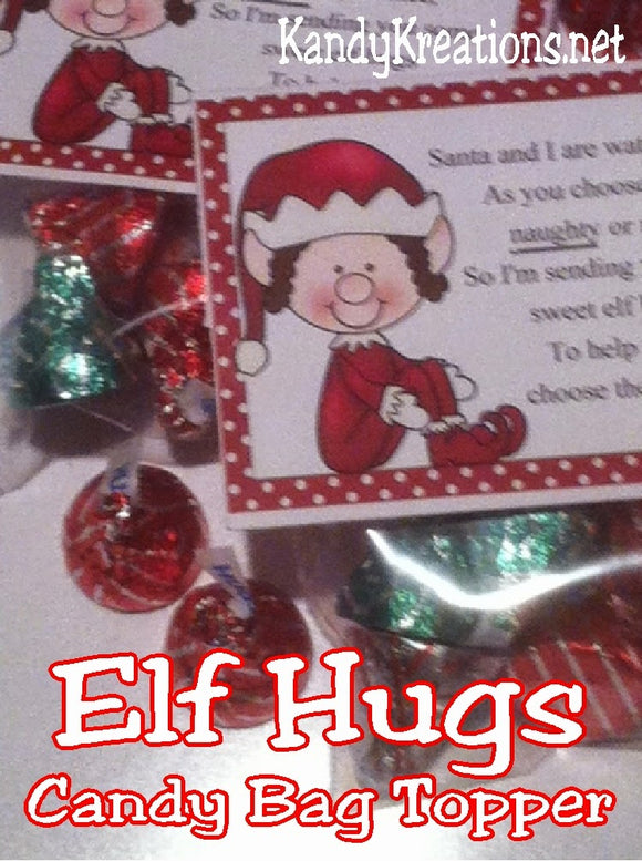 These printable bag toppers are the perfect gift for your Elf on the Shelf to bring to your little ones this Christmas. They will love the candy treat and the fun poem to help them to remember to be good at Christmas. This would also make a great Christmas party favor!