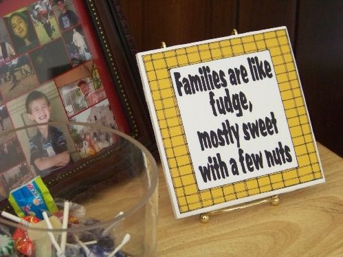 Families are Like Fudge Home Decor Plaque