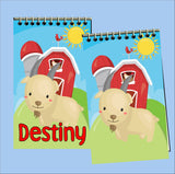 Farm Animal Personalized Notebooks