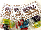 Roll Over the Competition Football Team Printable Bag Topper