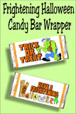 Have a frightening and fun Halloween when you give your friends and family this Halloween candy bar wrapper. This bar is a fun Halloween card, party favor, or treat for everyone in your group. #halloweencard #halloweencandy #candybarwrapper #halloweenparty