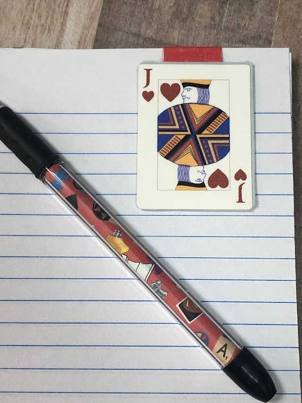 Game Night Score Card Notebook, Pen, and Magnetic Bookmark – DIY Party Mom