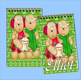 Gingerbread Personalized Stocking Stuffer Notebook