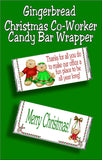 Wish your co workers a Merry Christmas with this fun printable candy bar wrapper. This wrapper makes a great Christmas card and office gift.