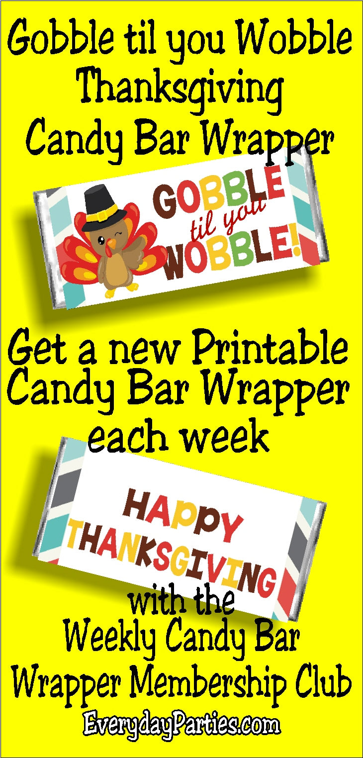 2017 Candy Bar Wrapper Membership Club