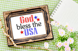 God Bless the USA Printable/Sublimation/SVG Cut File