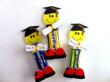 Graduation Smiley Face Gum Head Printable and Directions