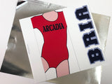 Gymnastics Personalized Candy Bar Wrapper