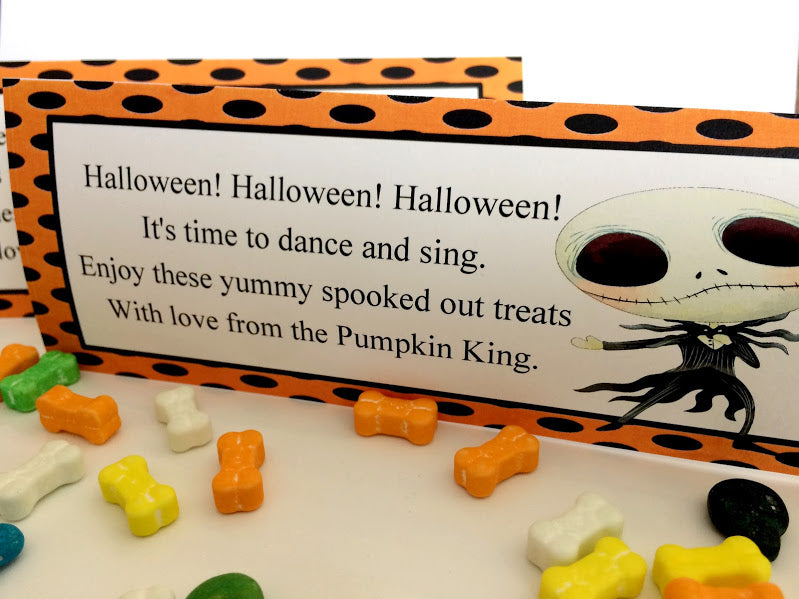 Pumpkin King Halloween Bag Topper Printable
