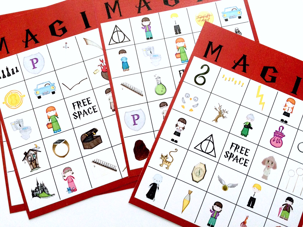 Harry Potter Printable Bingo Game – DIY Party Mom