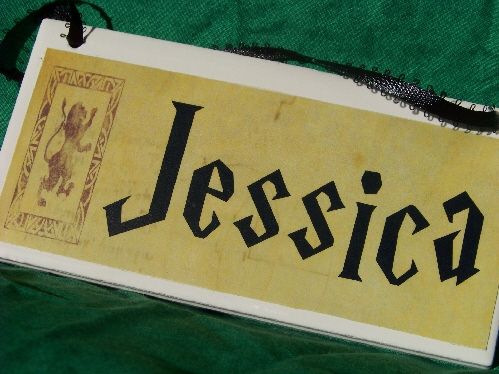 Harry Potter Gryffindor Personalized Name Plaque