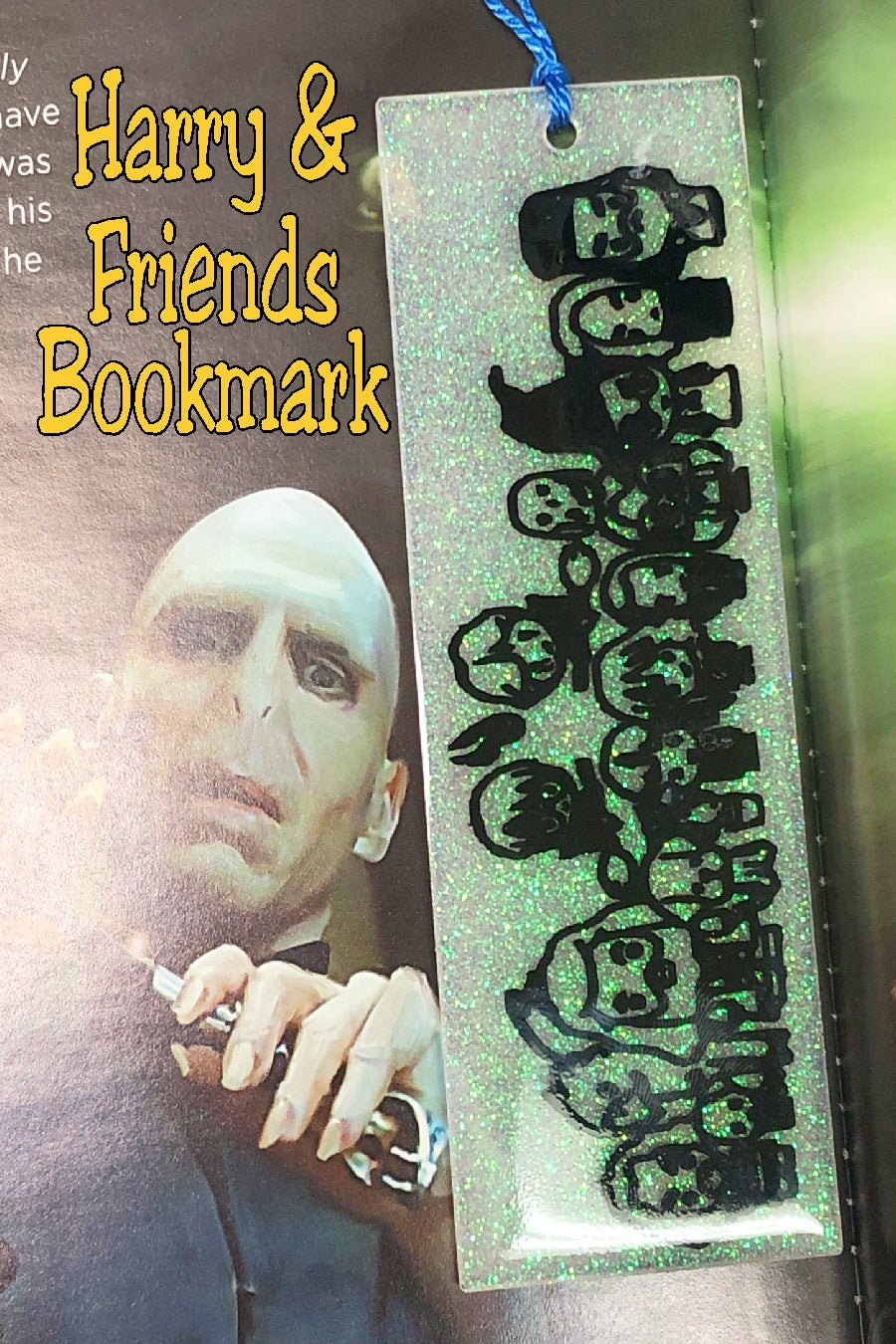 Harry and Friends Glitter Bookmark