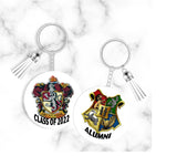 Hogwarts Alumni Personalized Keychain