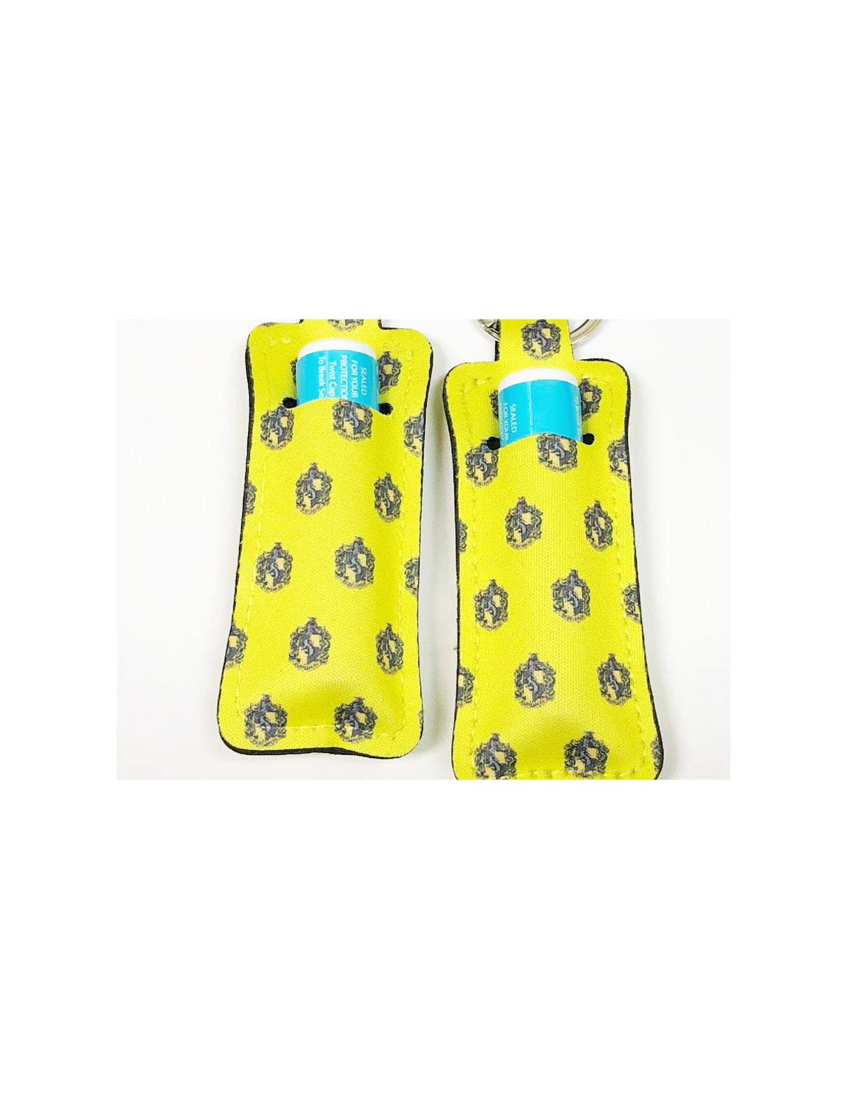 Hogwarts Houses Keychain Lip Balm Holder