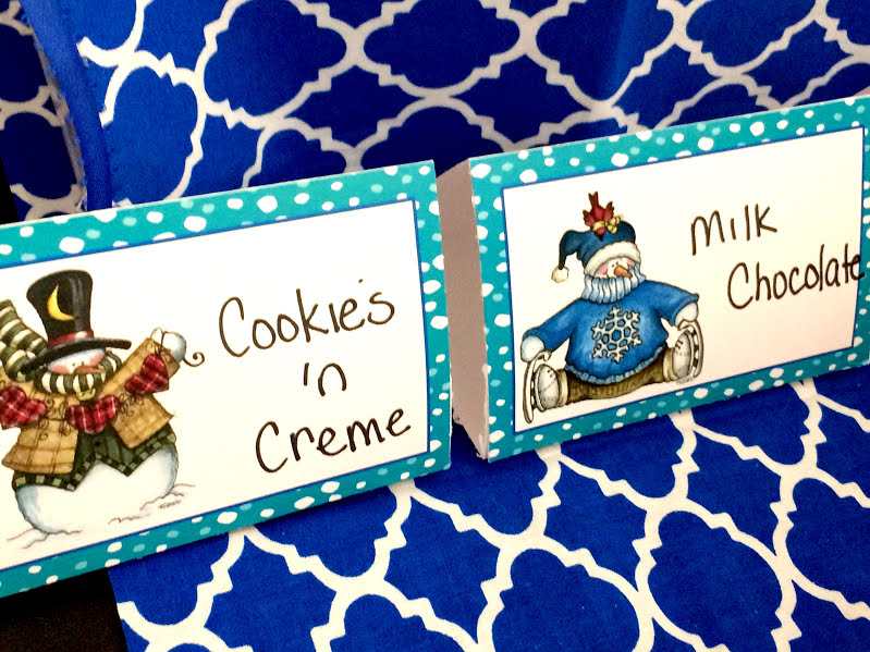 Snowman Party Table Card Printable