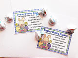 Easter Bunny Kisses Bag Topper Printable