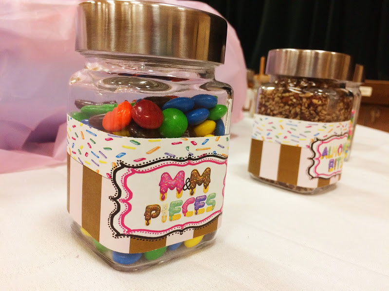 Sprinkles Ice Cream Topping Label Printables