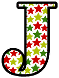 Christmas Stars Alphabet