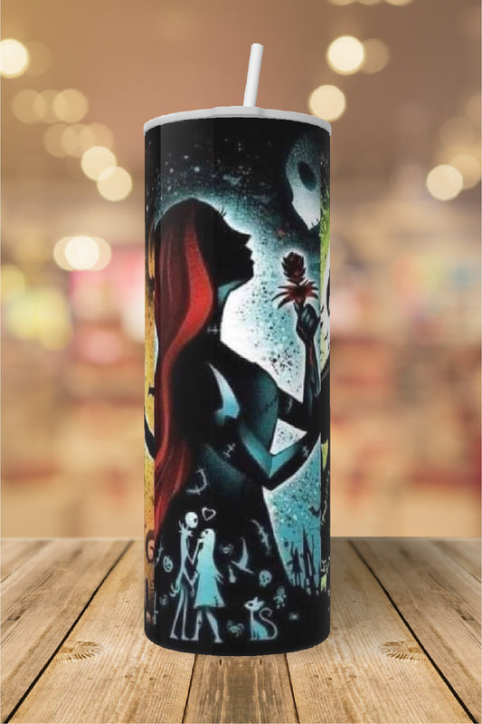 Jack Sally and Oogie Boogie 20 ounce Tumbler  *267