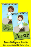 Jesus Religious Easter Personalized Notebook