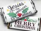 Jesus is the Reason for the Season Christmas Candy Bar Wrapper Printable