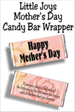 Wish all your friends and family a Happy Mother's Day with this beautiful Mothers day card and candy bar.
